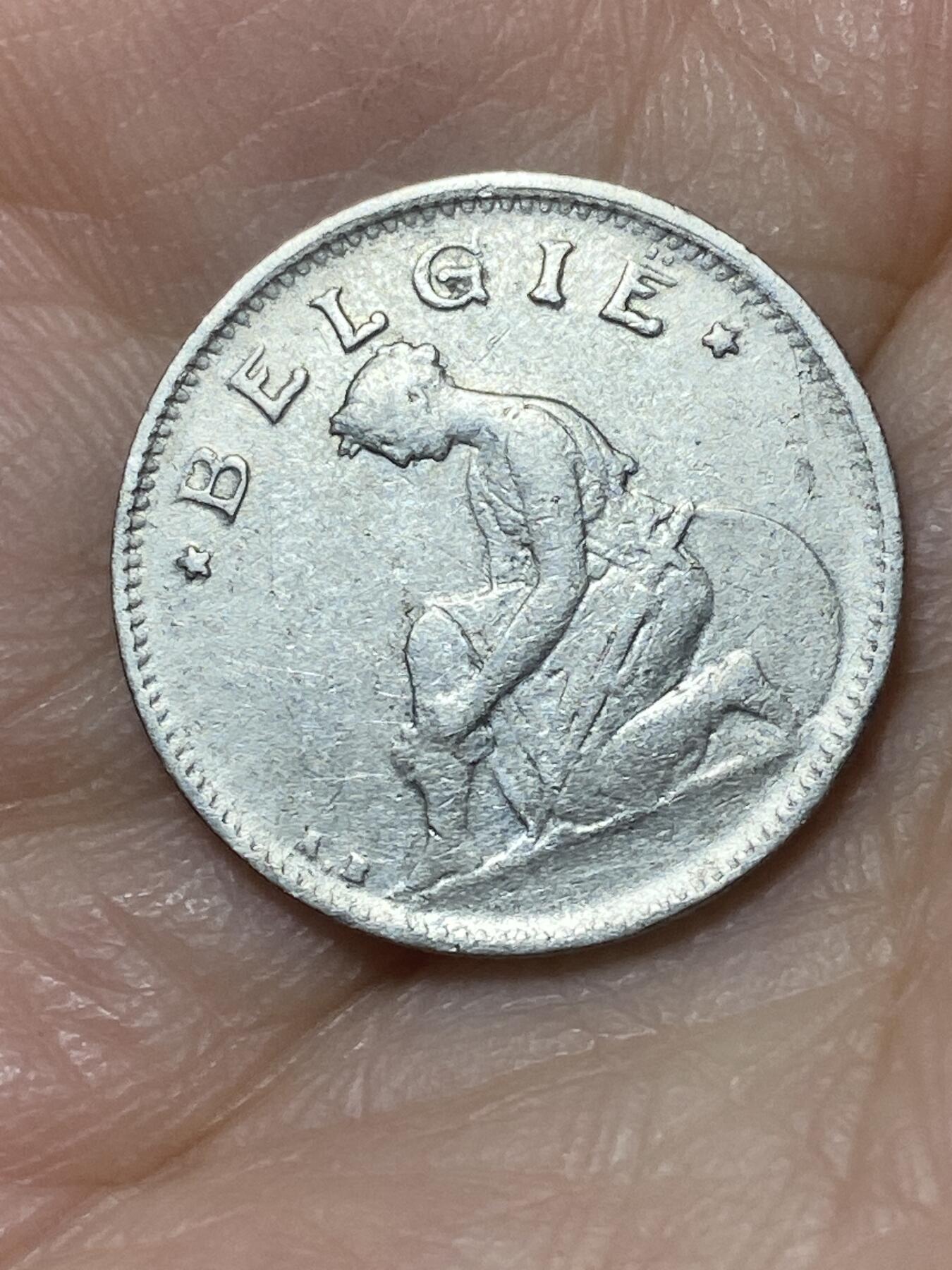 2026年第二十六场(总第一百九十五场）外国好品散币场(免佣金) 比利时🇧🇪1923年50分(阿尔贝一世，荷语版)