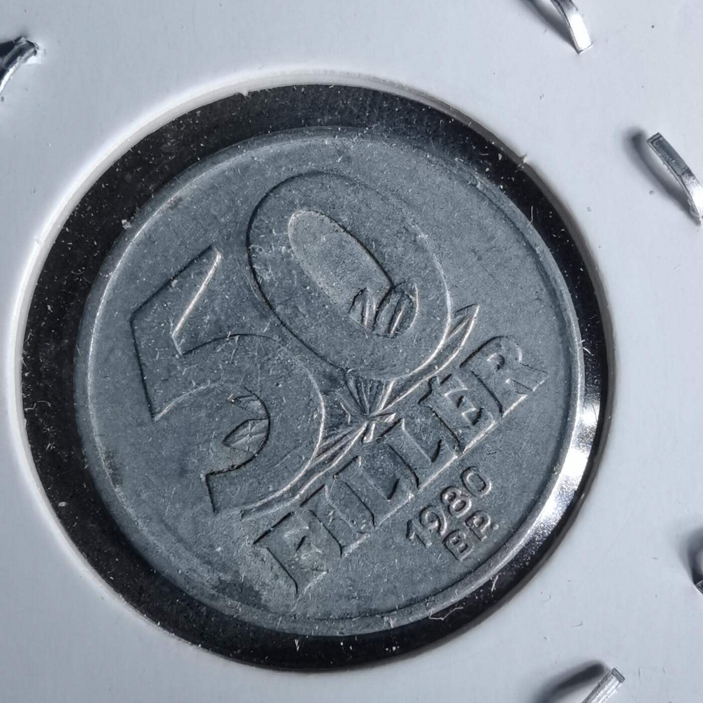 沼泽如烟--第993场 匈牙利1980年50菲勒