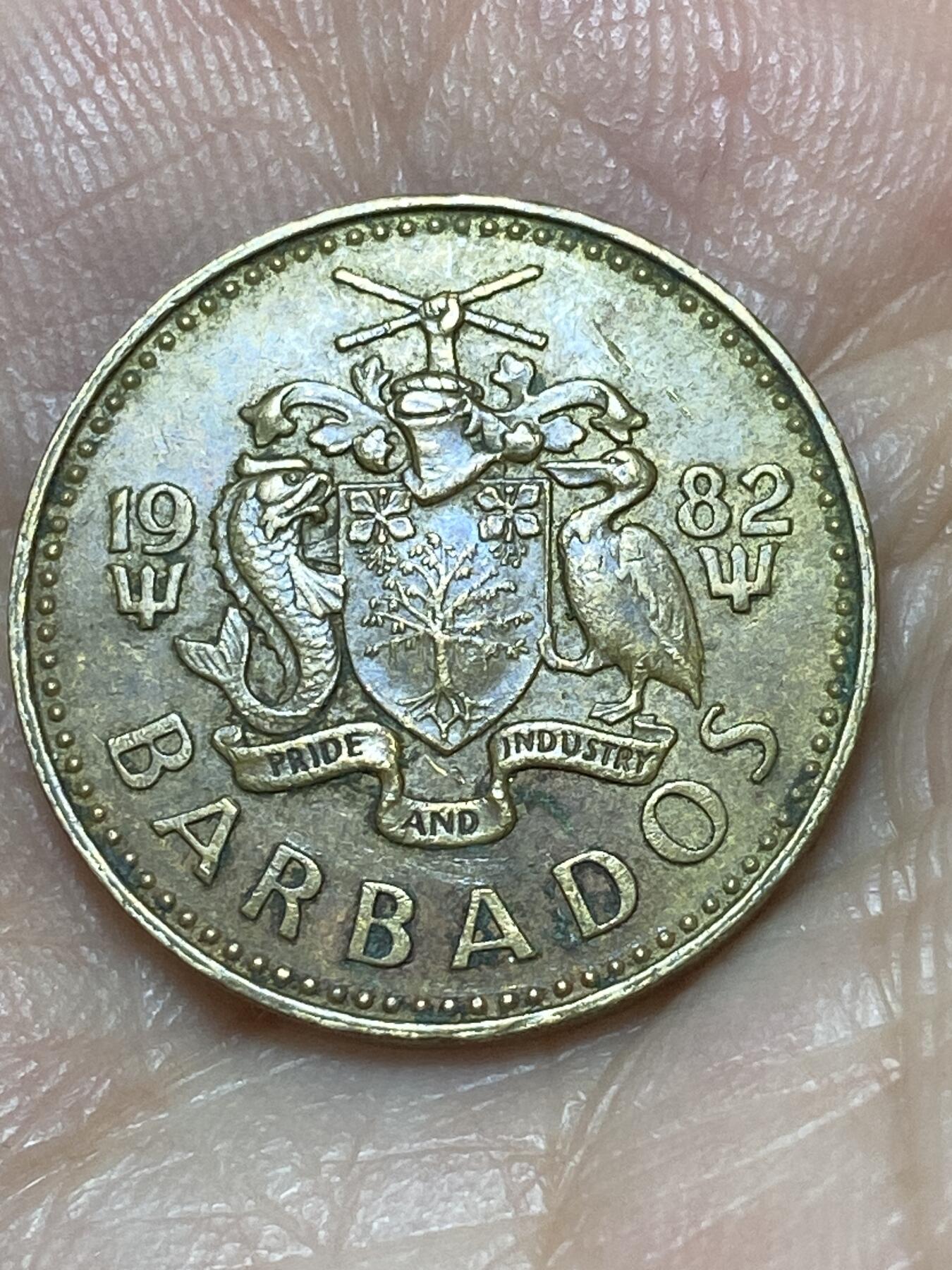 2026年第二十七场(总第一百九十六场）外国好品散币场(免佣金) 巴巴多斯🇧🇧1982年5分(第一版)