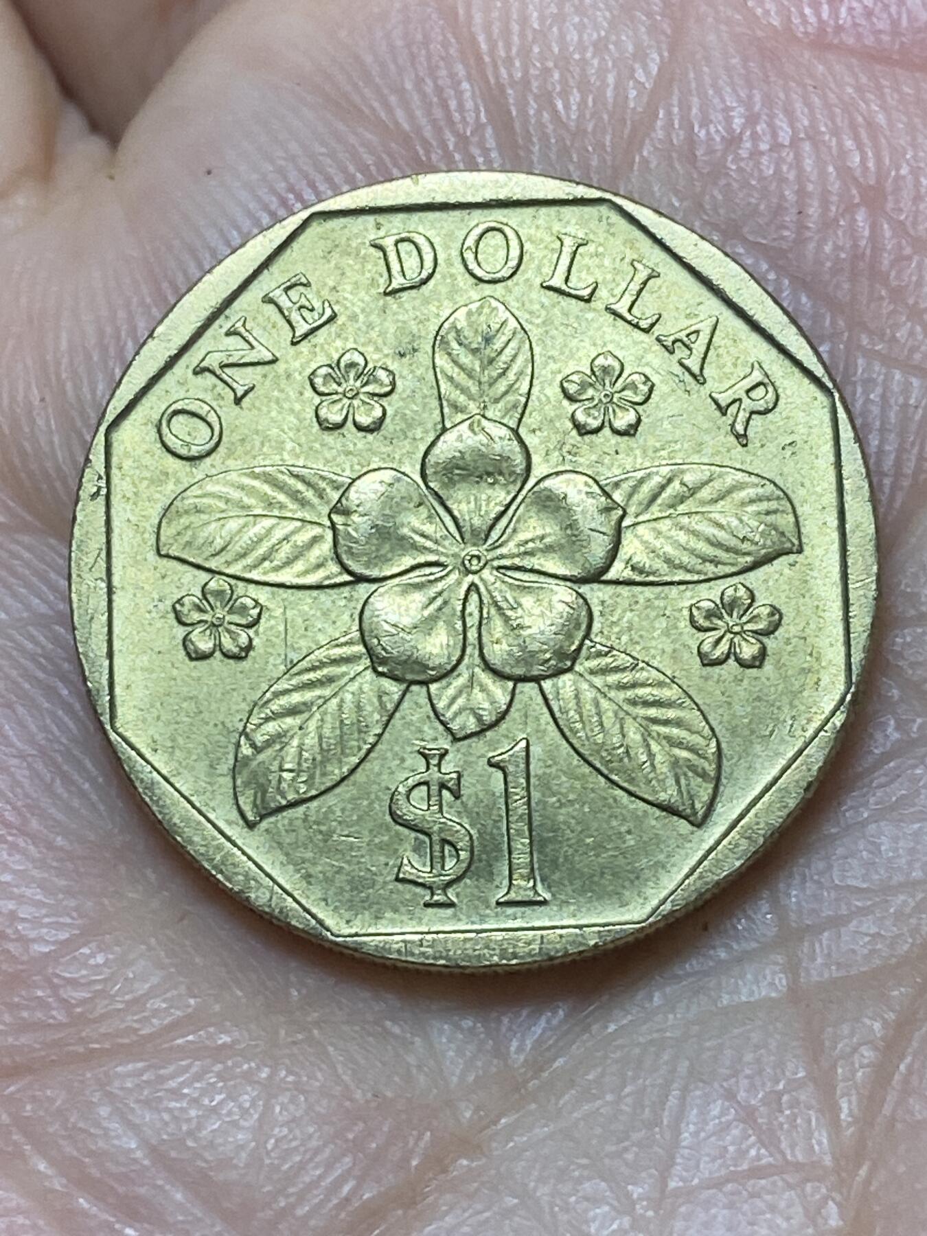 2026年第二十七场(总第一百九十六场）外国好品散币场(免佣金) 新加坡🇸🇬1995年1元(独立后第四版，低盾笑脸版)