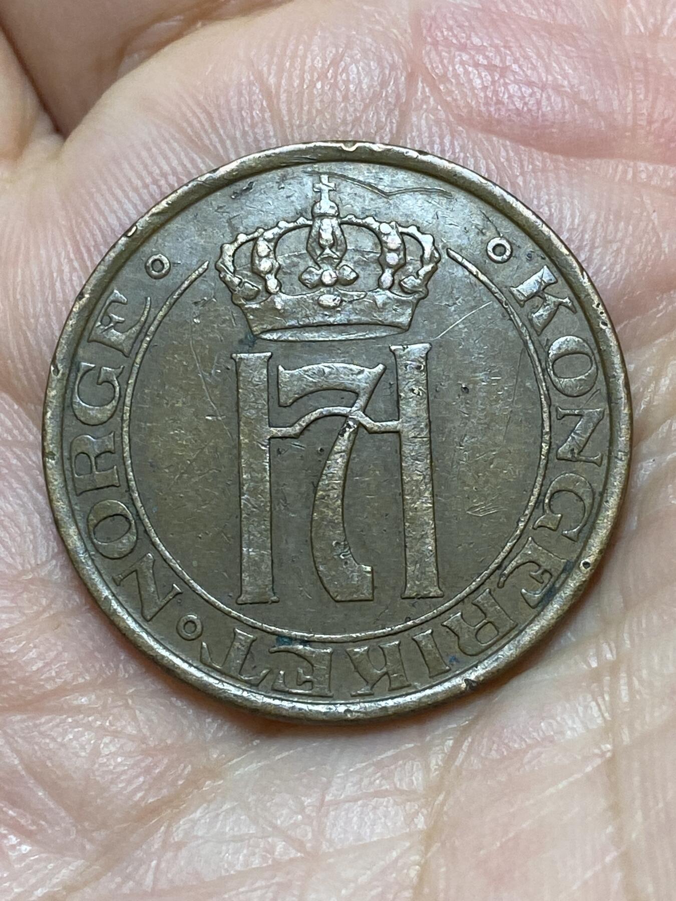 2026年第二十七场(总第一百九十六场）外国好品散币场(免佣金) 挪威🇳🇴1930年5欧尔(哈康七世第二版)