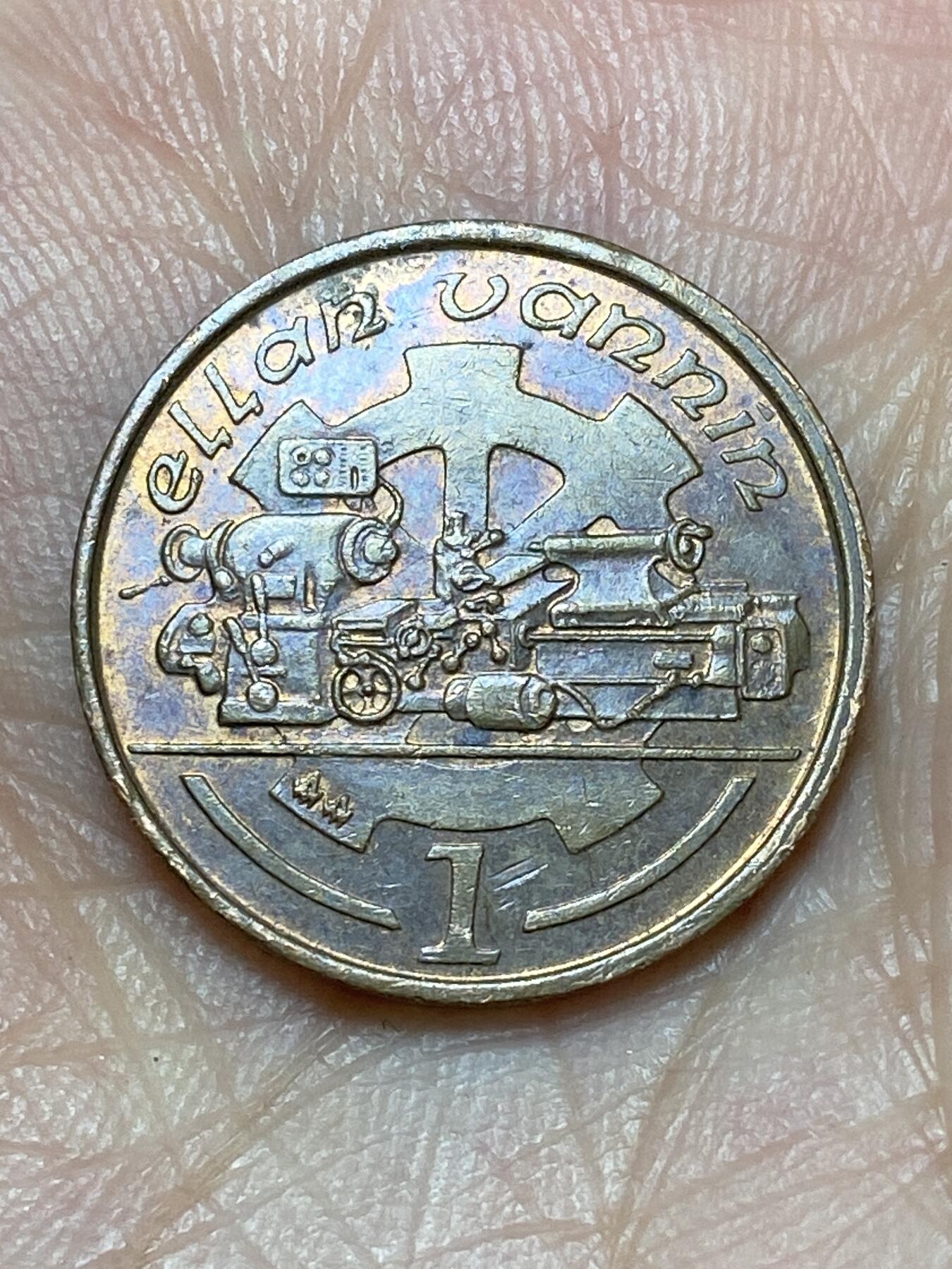 2026年第二十七场(总第一百九十六场）外国好品散币场(免佣金) 英属马恩岛🇮🇲1994年1便士(伊丽莎白二世中年高冠第二套)