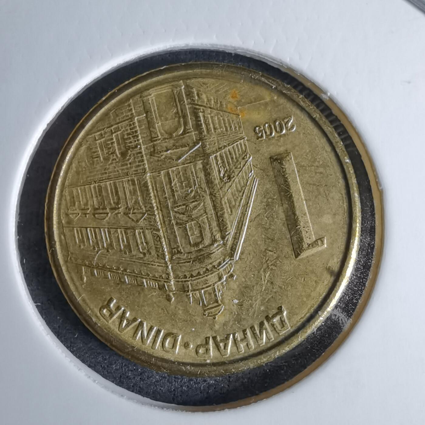 沼泽如烟--第996场 塞尔维亚2005年1第纳尔