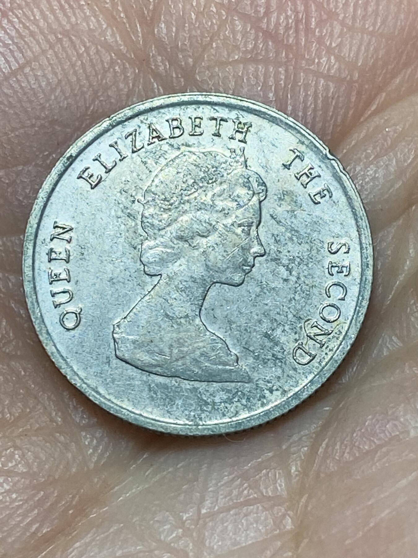 2026年第二十七场(总第一百九十六场）外国好品散币场(免佣金) 东加勒比国家1987年10分(伊丽莎白二世中年花冠)