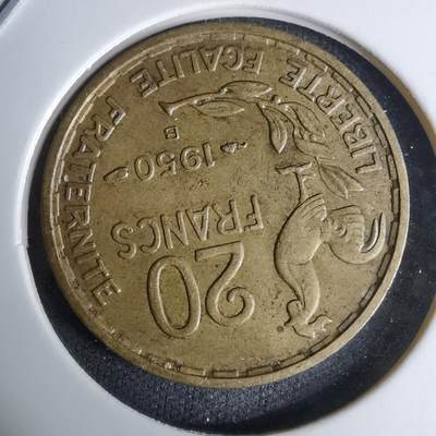 沼泽如烟--第996场 - 法国1950年20法郎B版