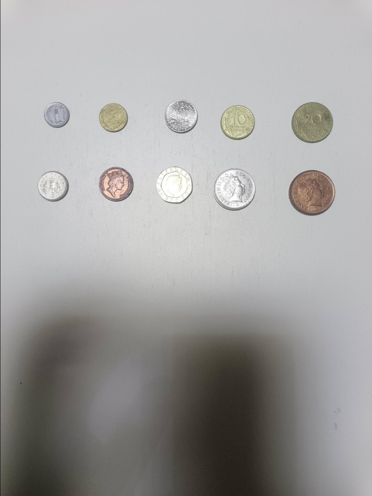 【20260218】非全新纸币和硬币第336场 欧洲国家10枚硬币