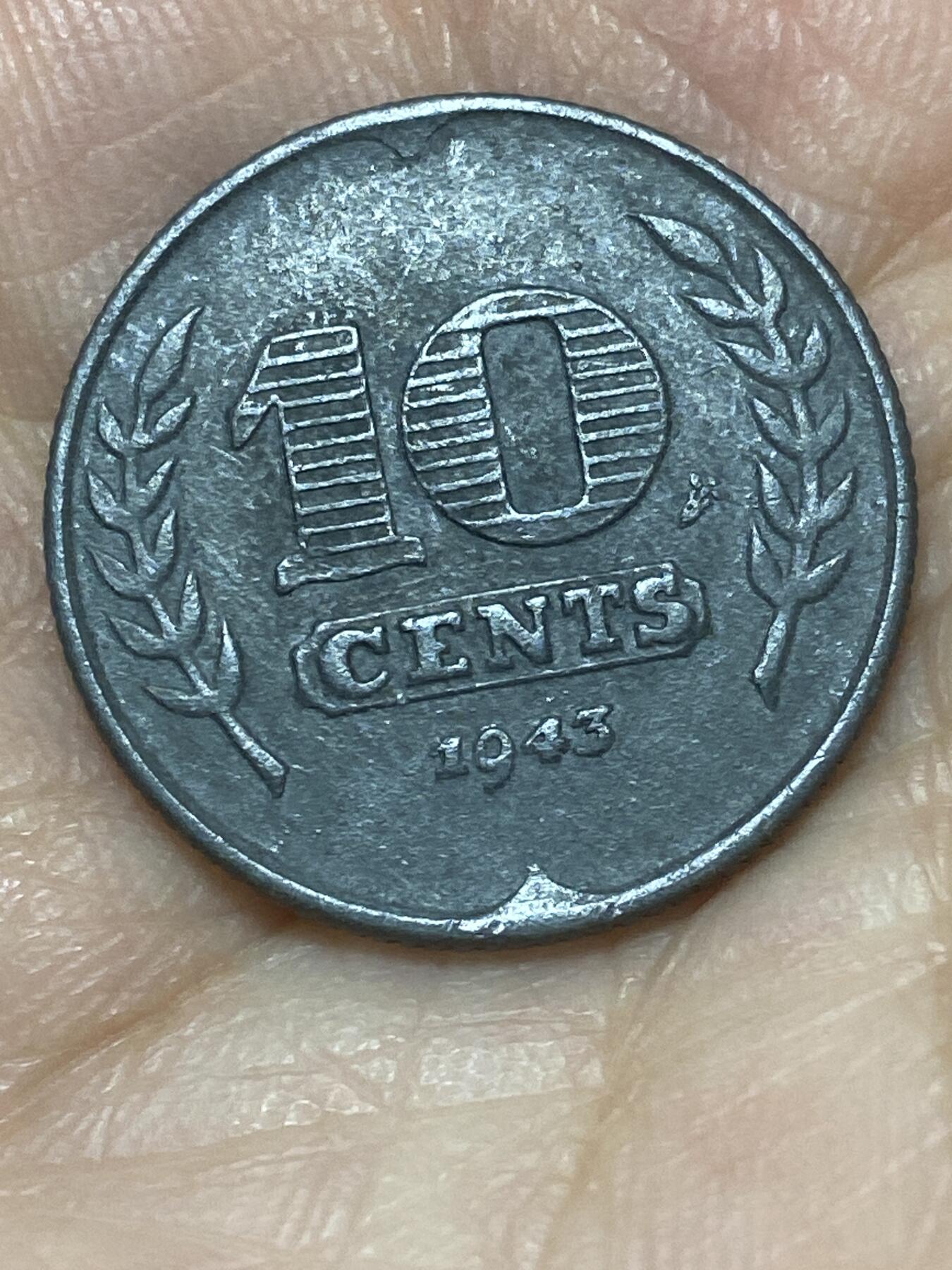 2026年第二十六场(总第一百九十五场）外国好品散币场(免佣金) 荷兰🇳🇱1943年10分(二战德国占领时期)