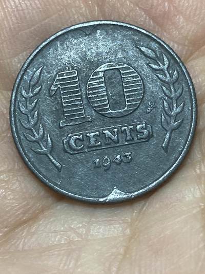 2026年第二十六场(总第一百九十五场）外国好品散币场(免佣金) - 荷兰🇳🇱1943年10分(二战德国占领时期)