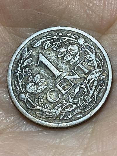 2026年第二十六场(总第一百九十五场）外国好品散币场(免佣金) - 荷兰🇳🇱1915年1分(威廉明娜女王第六版，Seahorse –海马标)