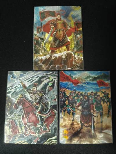 买就送PR！！龙虎卡牌-七六场（满200元包邮，无佣金，每周六结拍，欢迎送拍） - 粗闪3张 AT玩卡&奇点  群卡 - 白羽白起&贾志鹏蒙恬&蛋包饭韩信