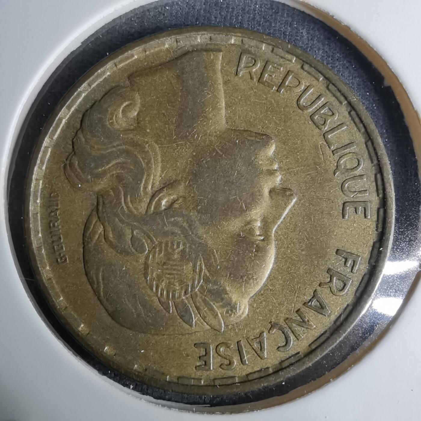 沼泽如烟--第996场 法国1953年50法郎