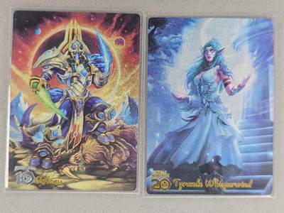 买就送PR！！龙虎卡牌-七六场（满200元包邮，无佣金，每周六结拍，欢迎送拍） - 粗闪2张 奇点 星际&魔兽