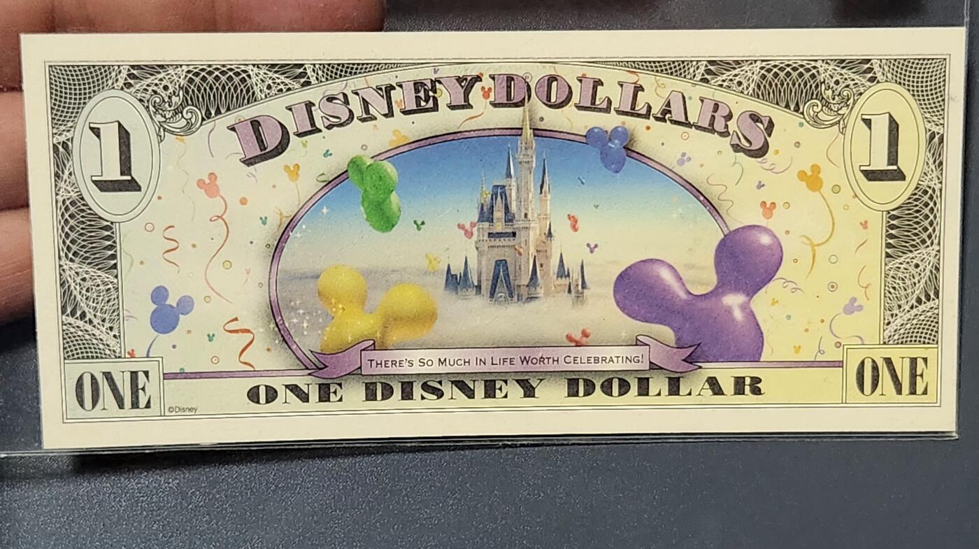 2月15号晚上8点 外国纸币自动截拍第26场 迪士尼2009年1元全新