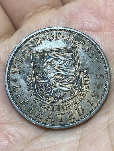 2026年第二十七场(总第一百九十六场）外国好品散币场(免佣金) - 英属泽西岛🇯🇪1954年1/12先令(二战胜利纪念币)