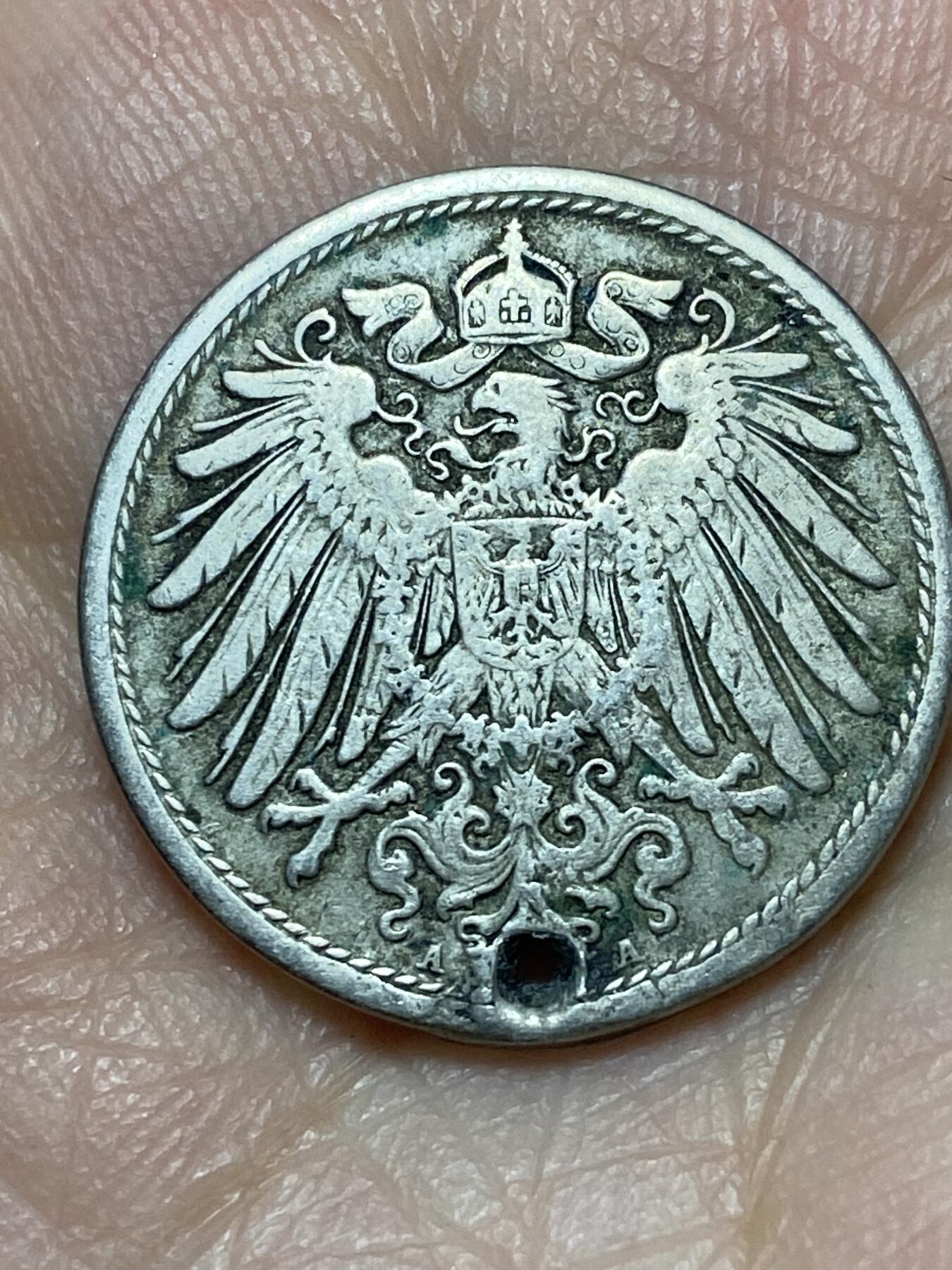 2026年第二十七场(总第一百九十六场）外国好品散币场(免佣金) 德意志帝国1915年10芬尼(威廉二世时期，A标柏林造)