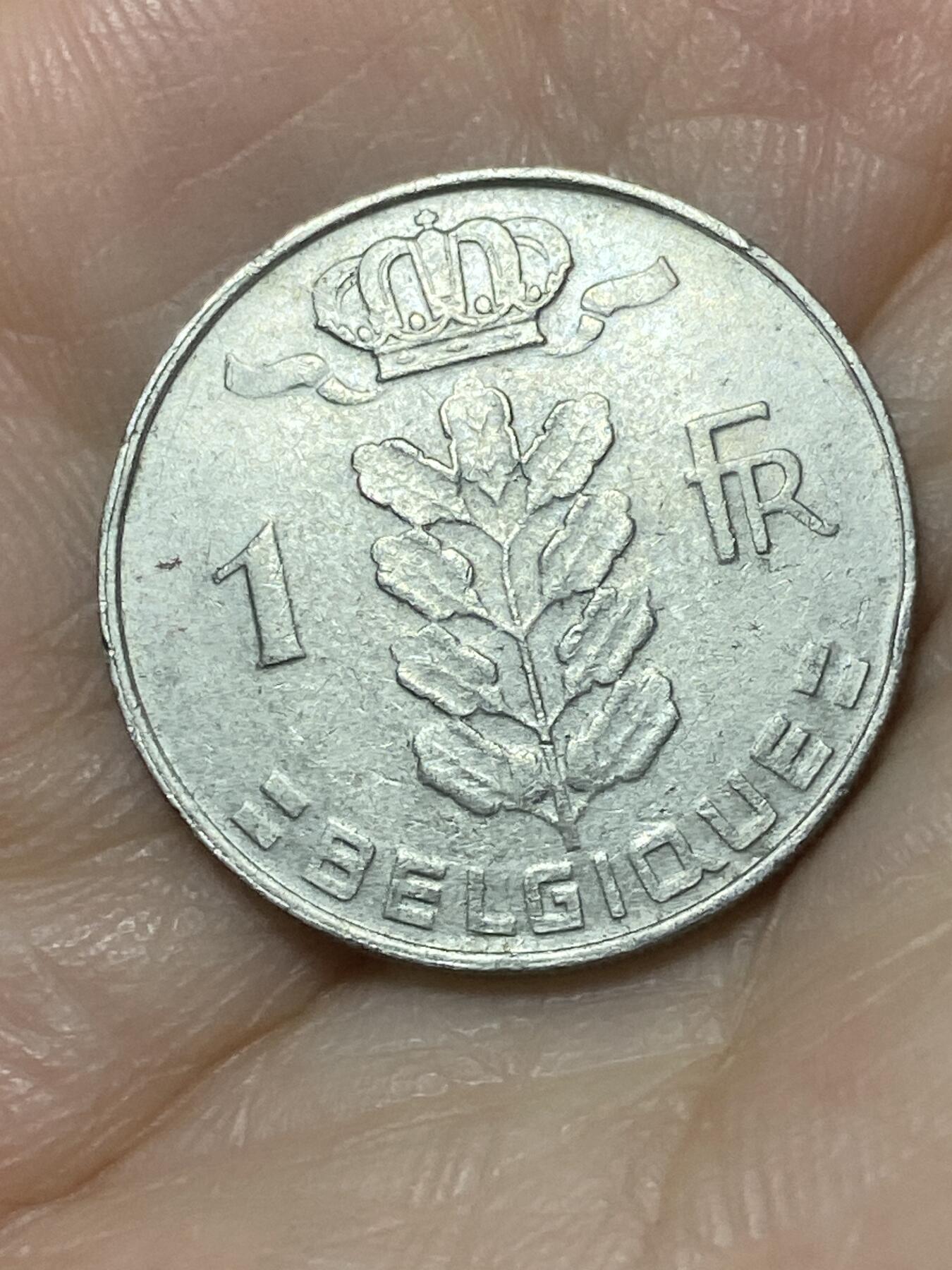 2026年第二十六场(总第一百九十五场）外国好品散币场(免佣金) 比利时🇧🇪1976年1法郎(博杜安一世，法语版)