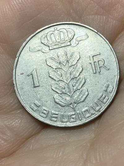 2026年第二十六场(总第一百九十五场）外国好品散币场(免佣金) - 比利时🇧🇪1976年1法郎(博杜安一世，法语版)