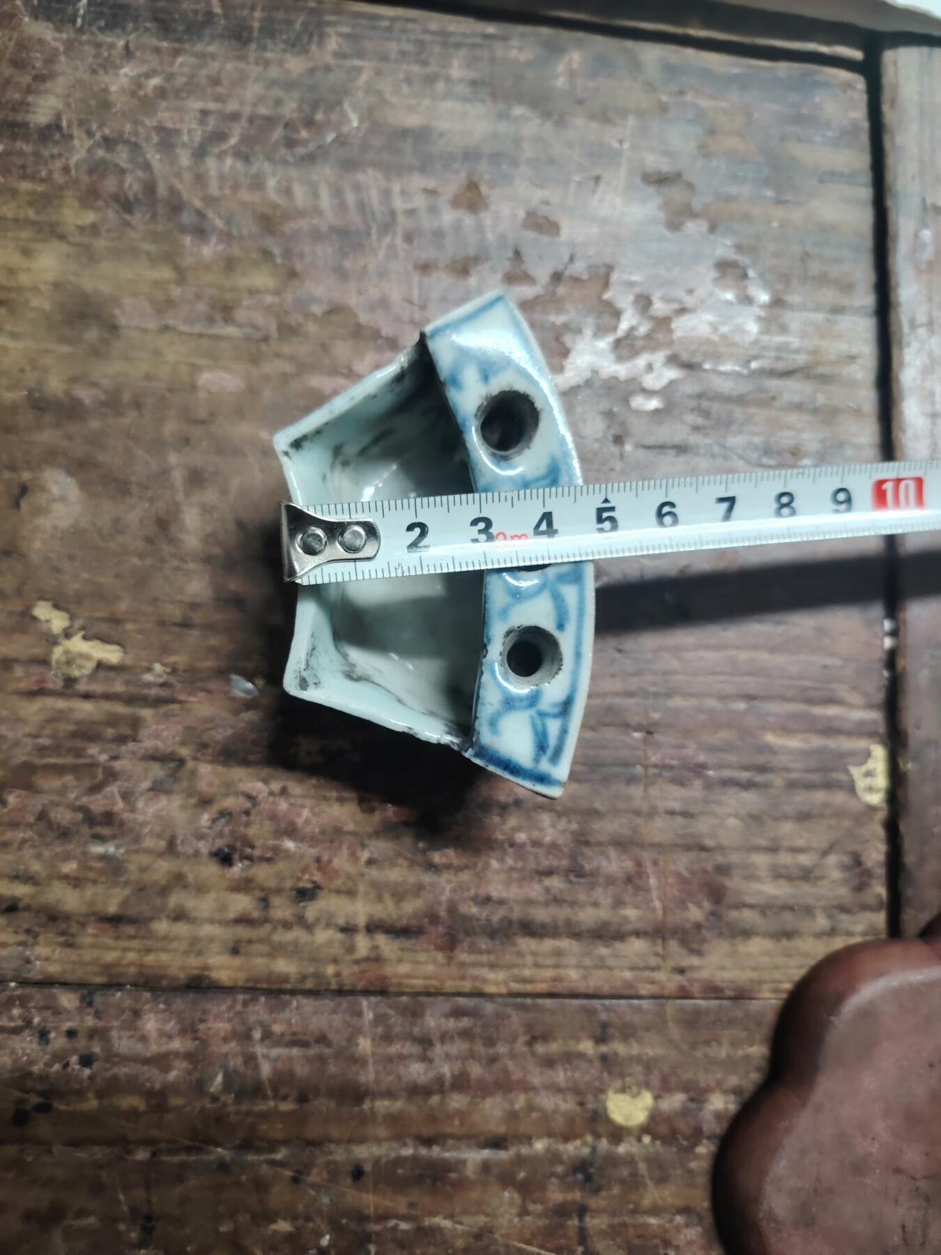 清晚中，青花，粉彩。文房四宝，