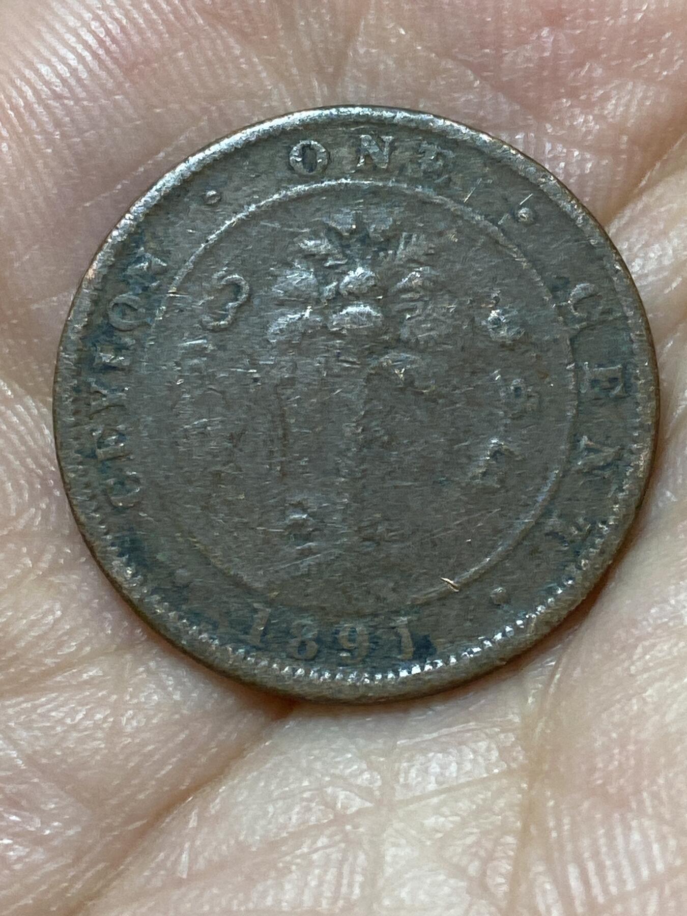 2026年第二十七场(总第一百九十六场）外国好品散币场(免佣金) 英属锡兰1891年1分(维多利亚女王时期)