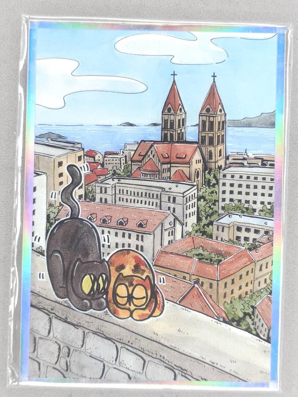 买就送PR！！龙虎卡牌-七六场（满200元包邮，无佣金，每周六结拍，欢迎送拍） A6色纸 waiwai  猫城物语