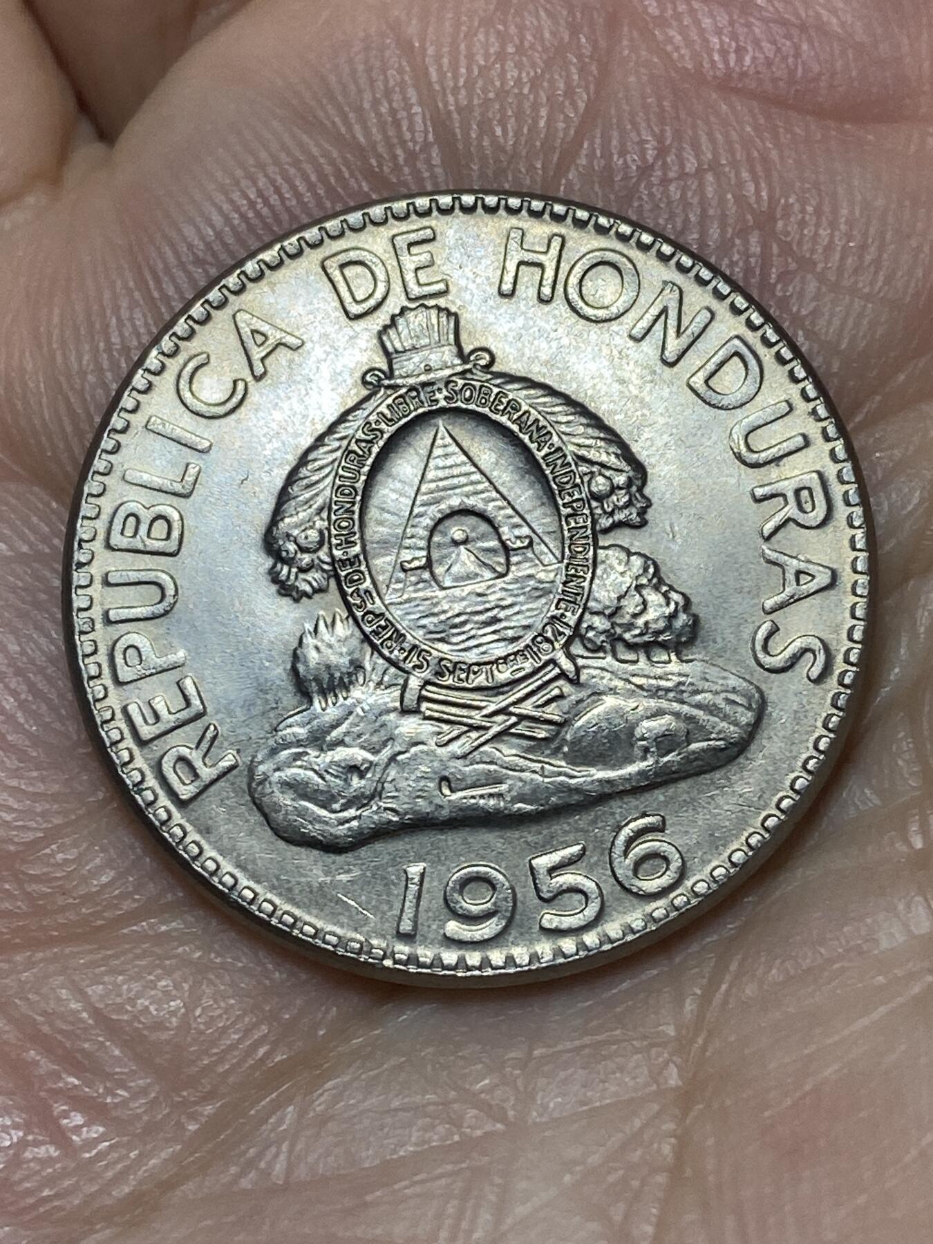 2026年第二十七场(总第一百九十六场）外国好品散币场(免佣金) 原光好品–洪都拉斯🇭🇳1956年10分(第一版关门年仅发行3年)