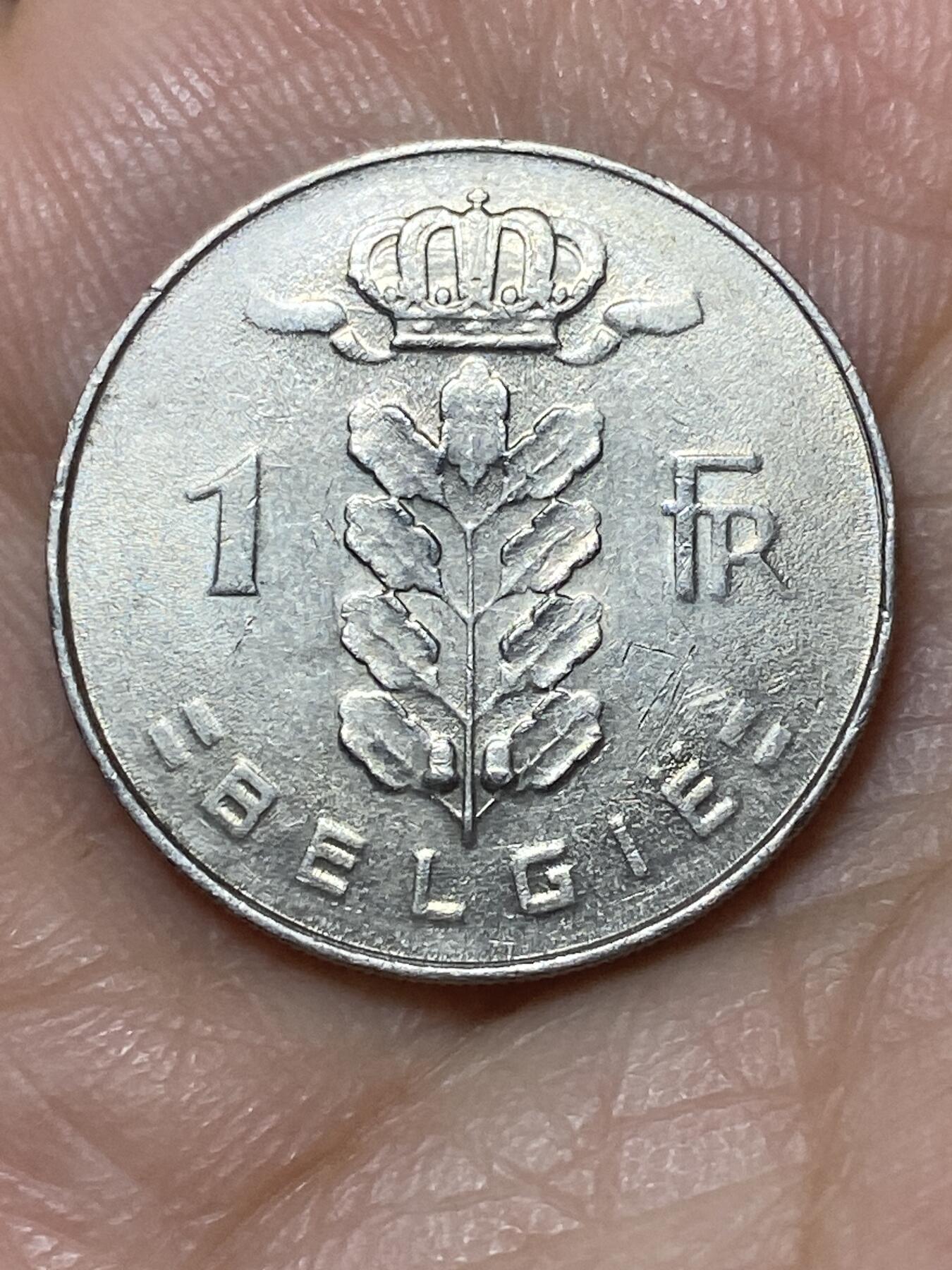 2026年第二十六场(总第一百九十五场）外国好品散币场(免佣金) 比利时🇧🇪1978年1法郎(博杜安一世，荷语版)