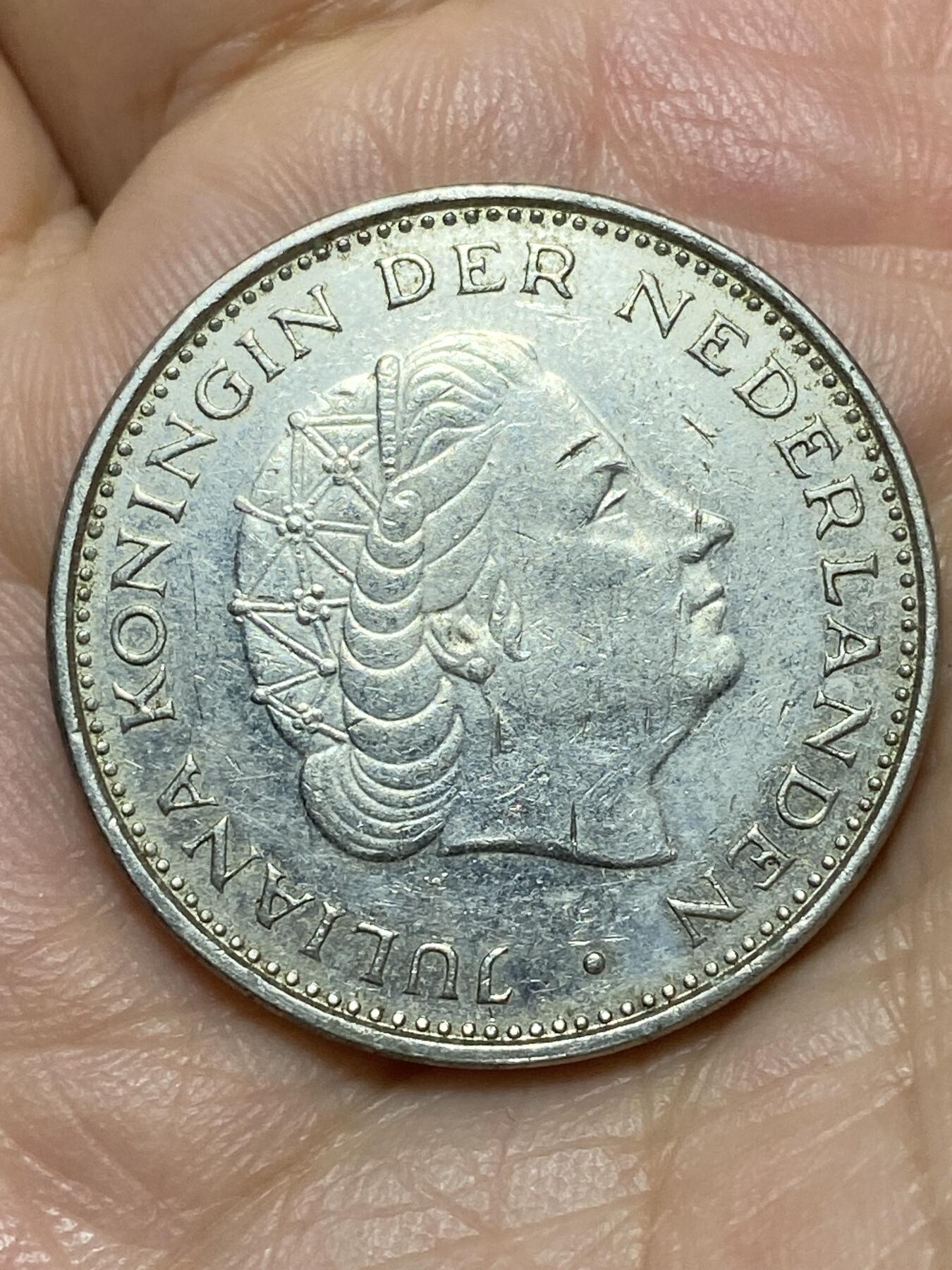 2026年第二十七场(总第一百九十六场）外国好品散币场(免佣金) 荷兰🇳🇱1970年2.5盾(朱丽安娜女王时期，Cock–鸡标)