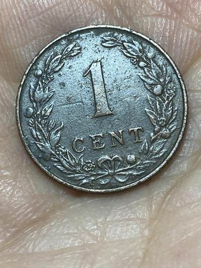 2026年第二十六场(总第一百九十五场）外国好品散币场(免佣金) - 荷兰🇳🇱1902年1分(威廉明娜女王第四版首发年，Halberd–长戟标，Mint mark close  to date–厂标和日期较近版)