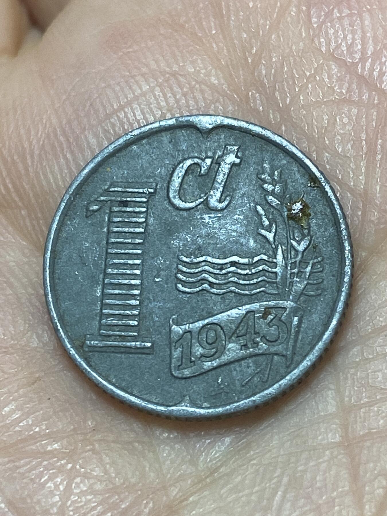 2026年第二十六场(总第一百九十五场）外国好品散币场(免佣金) 荷兰🇳🇱1943年1分(二战德国占领时期)