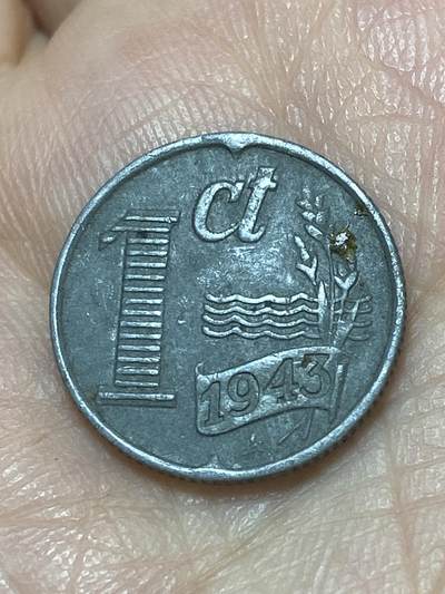 2026年第二十六场(总第一百九十五场）外国好品散币场(免佣金) - 荷兰🇳🇱1943年1分(二战德国占领时期)