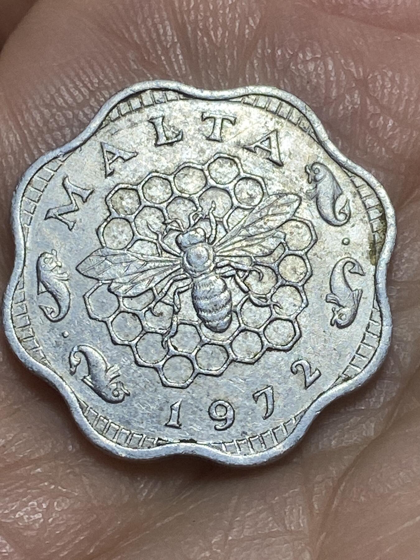 2026年第二十六场(总第一百九十五场）外国好品散币场(免佣金) 马耳他🇲🇹1972年3米尔(第一套首发年)