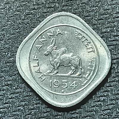 逸泉钱币2026年B组世界各国纪念币硬币第十一场1616-1886 - 1826印度1/2安那