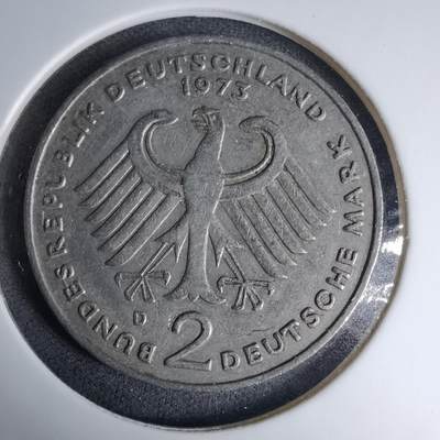 沼泽如烟--第997场 - 德国1973年2马克