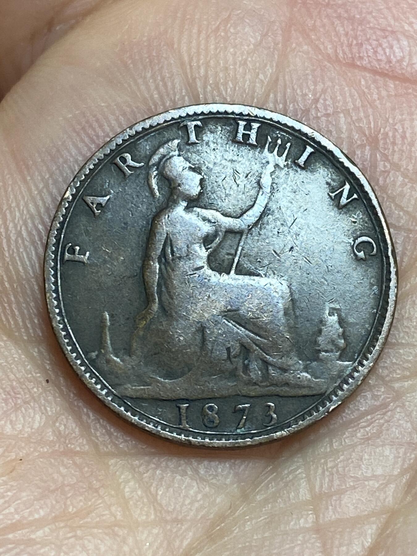 2026年第二十八场(总第一百九十七场）新春初七特拍场(佣金3%最低1元) 英国🇬🇧1873年1法新(维多利亚女王中年桂冠第二版，关门年)