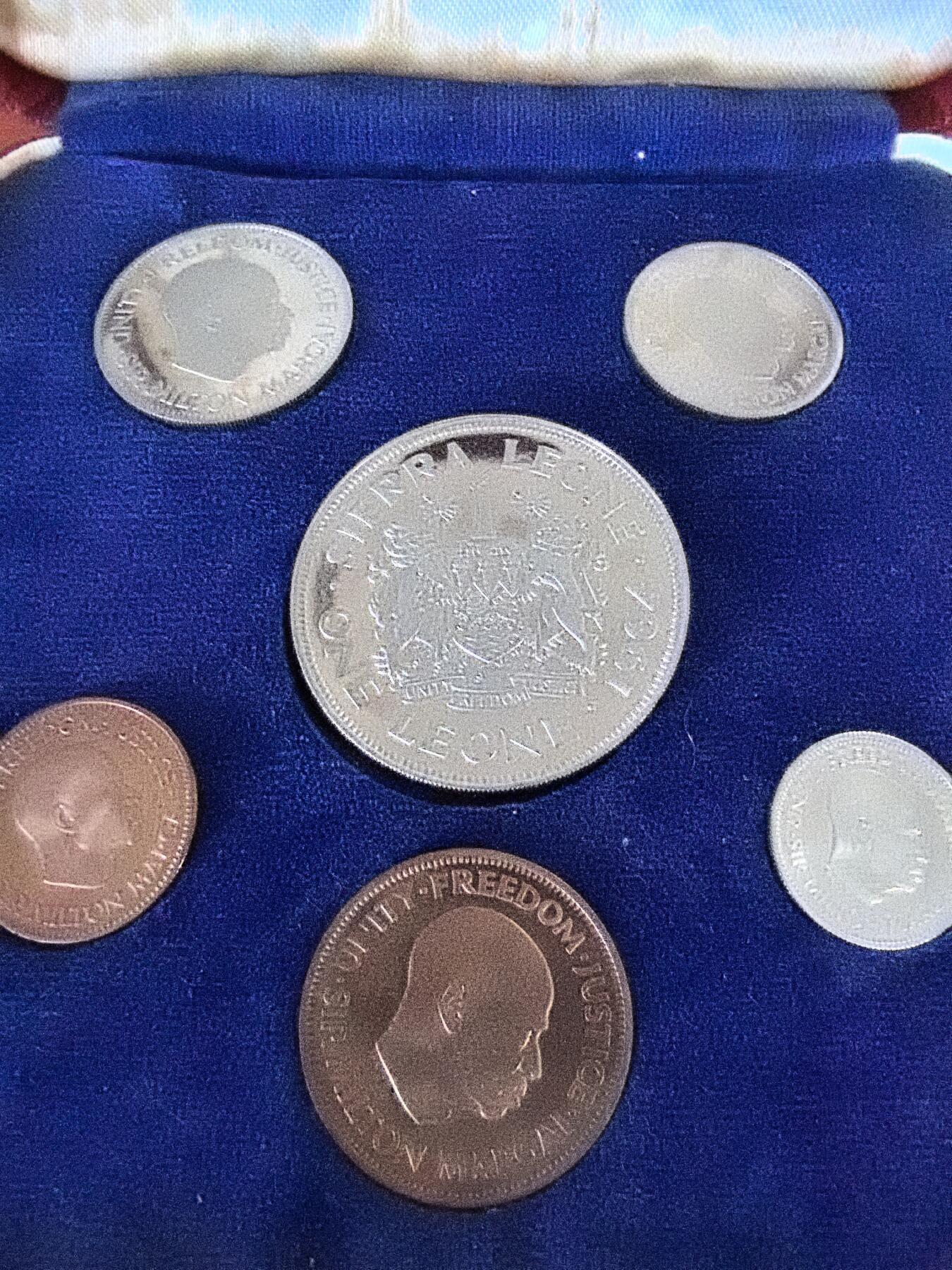 长老汇马年精选第一场拍卖 1964塞拉利昂精制套币6枚，原盒