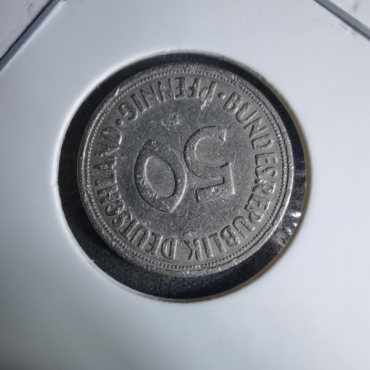 沼泽如烟--第997场 德国1950年50芬尼