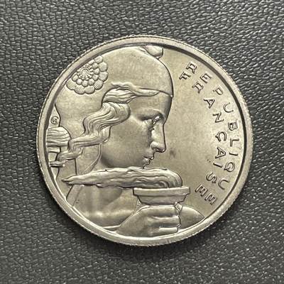 回流0301 - 全新 法国第四共和国1954年100法郎 持火炬的玛丽安娜