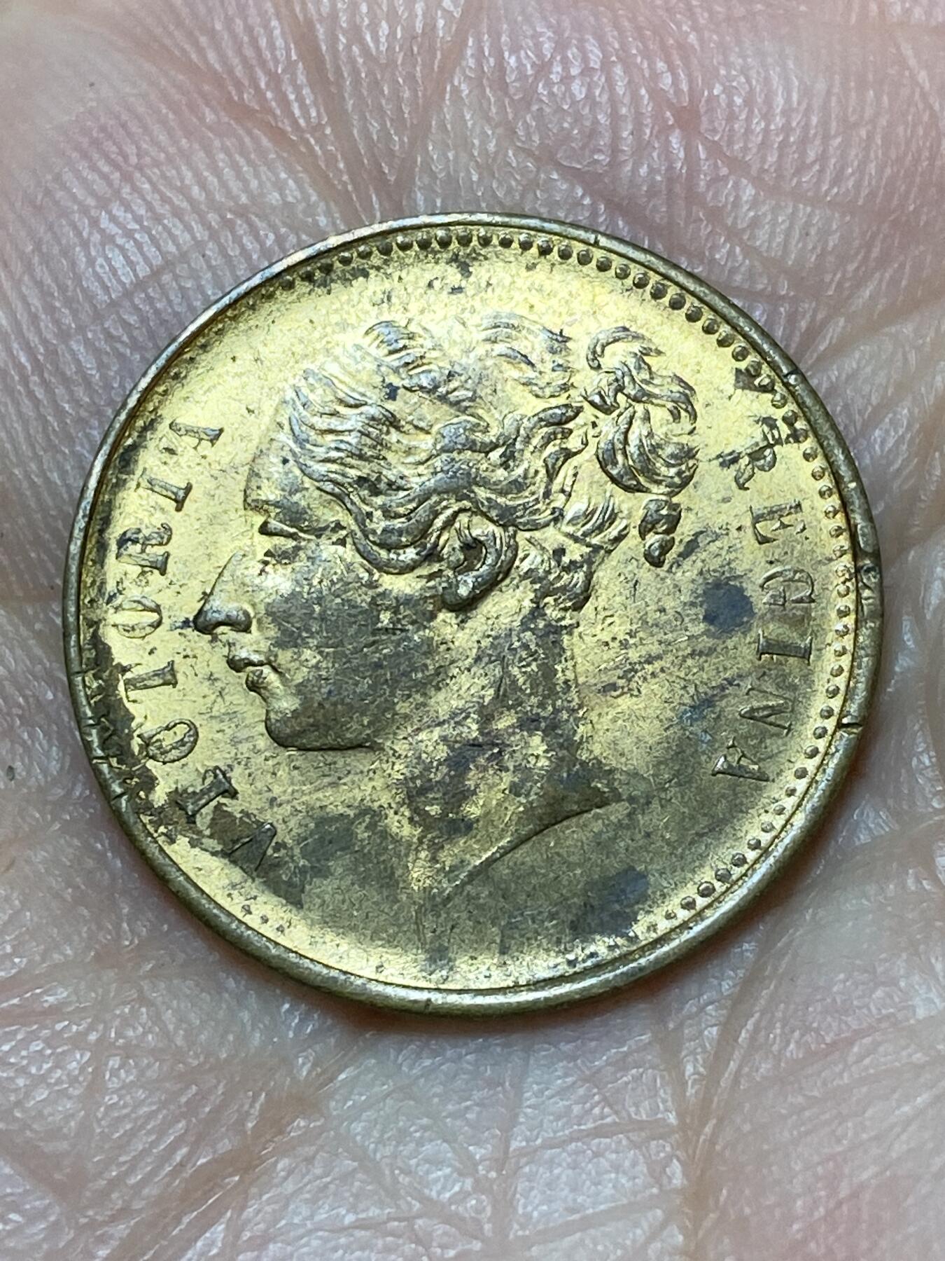 2026年第二十七场(总第一百九十六场）外国好品散币场(免佣金) 维多利亚女王头像扑克娱乐代币(德国制造)