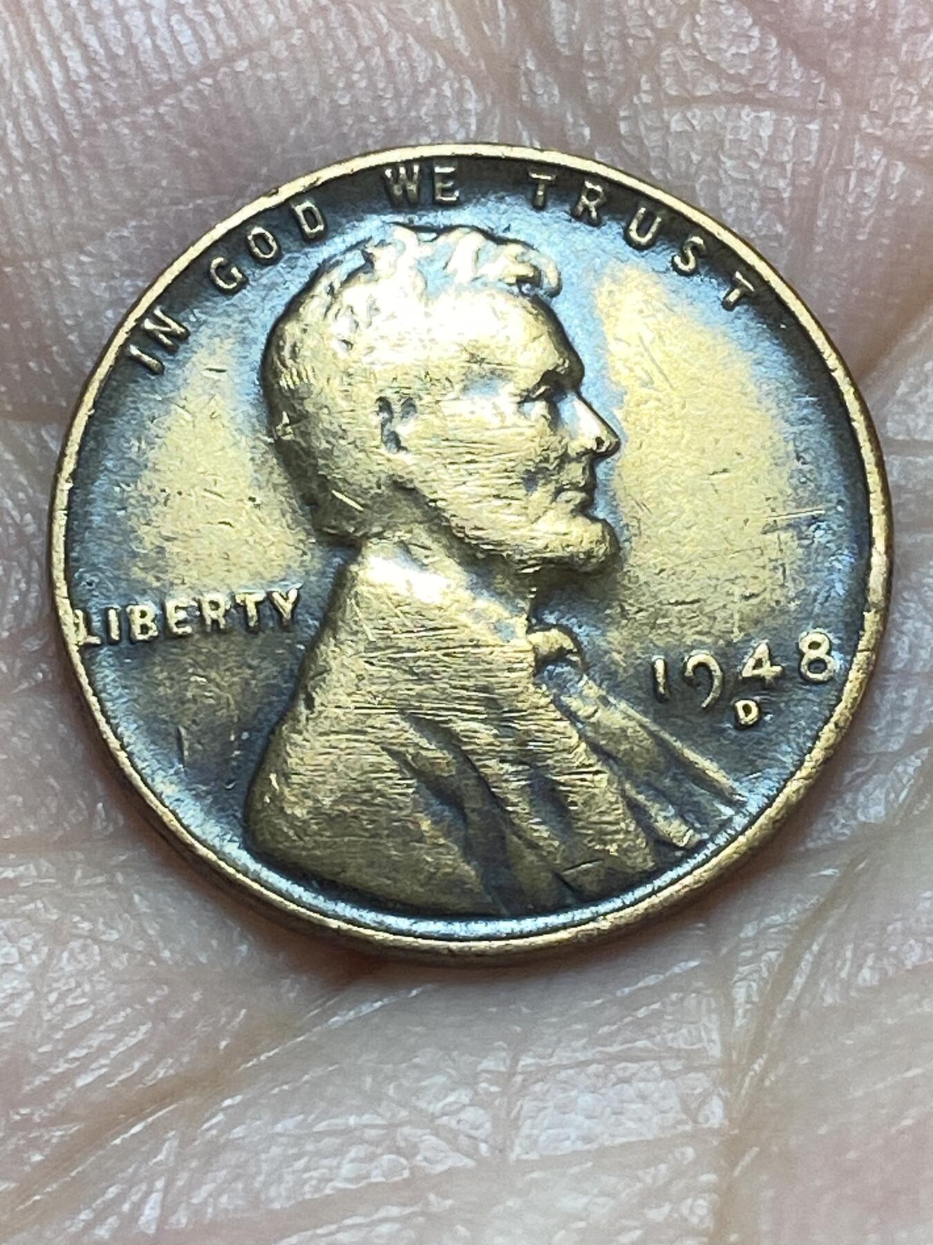 2026年第二十八场(总第一百九十七场）新春初七特拍场(佣金3%最低1元) 美国🇺🇸1948年1分(林肯1分第一版，D标丹佛造)