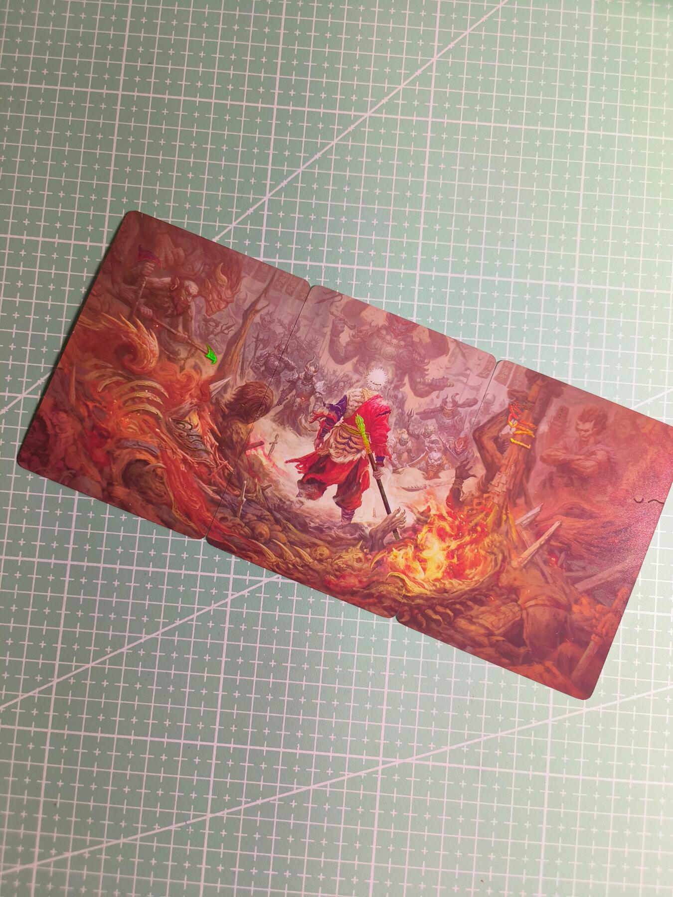 第22期  恭喜发财·万事如意·马年大吉 初五截拍(持续收拍品中…) 【彩闪三拼】焱卡文化×无胜《问道东方》场景②