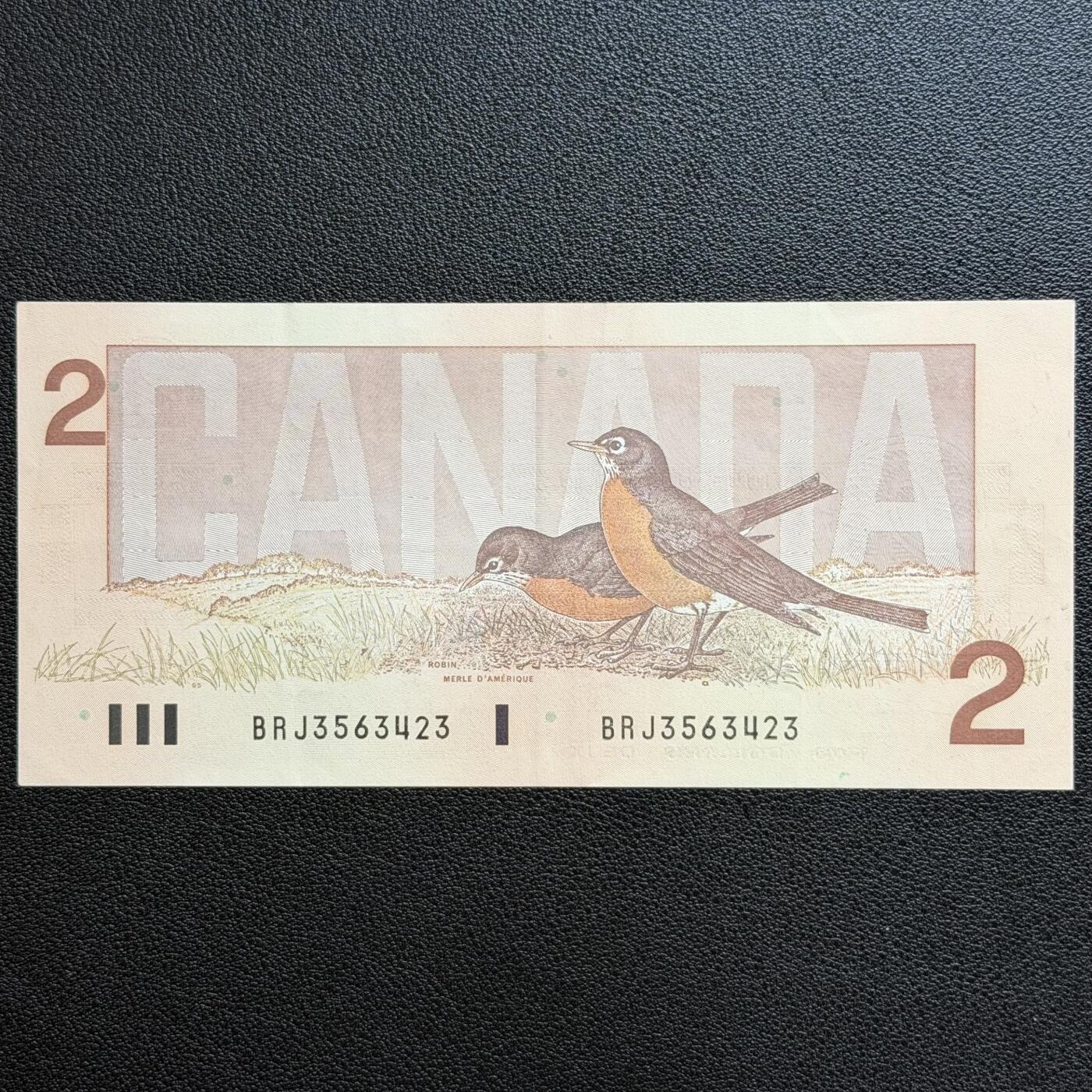 ＜星葵🌻钱币社＞非全新纸币场第70期·3月1日发货 加拿大1986年2元纸币