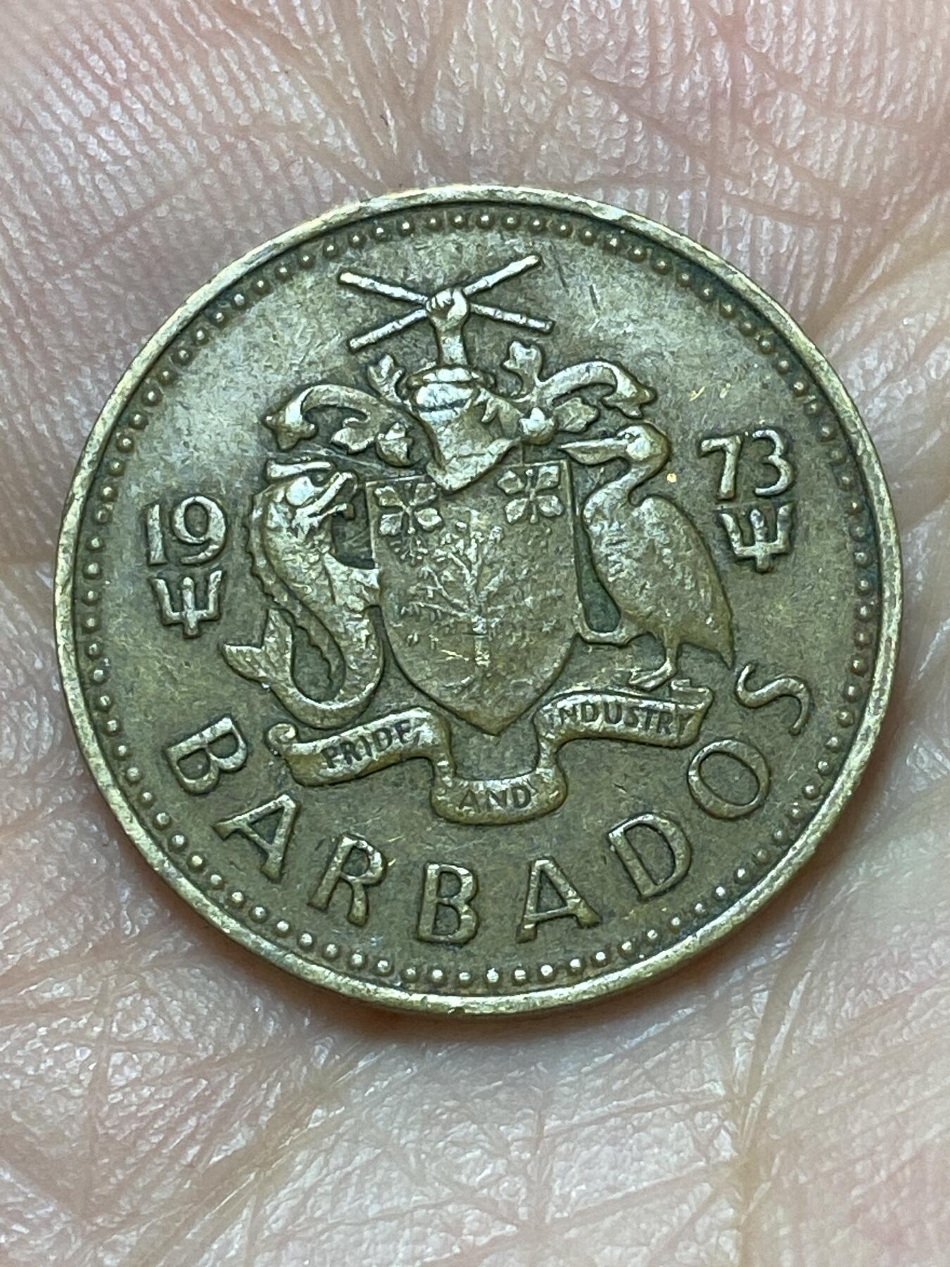 2026年第二十七场(总第一百九十六场）外国好品散币场(免佣金) 巴巴多斯🇧🇧1973年5分(第一版)