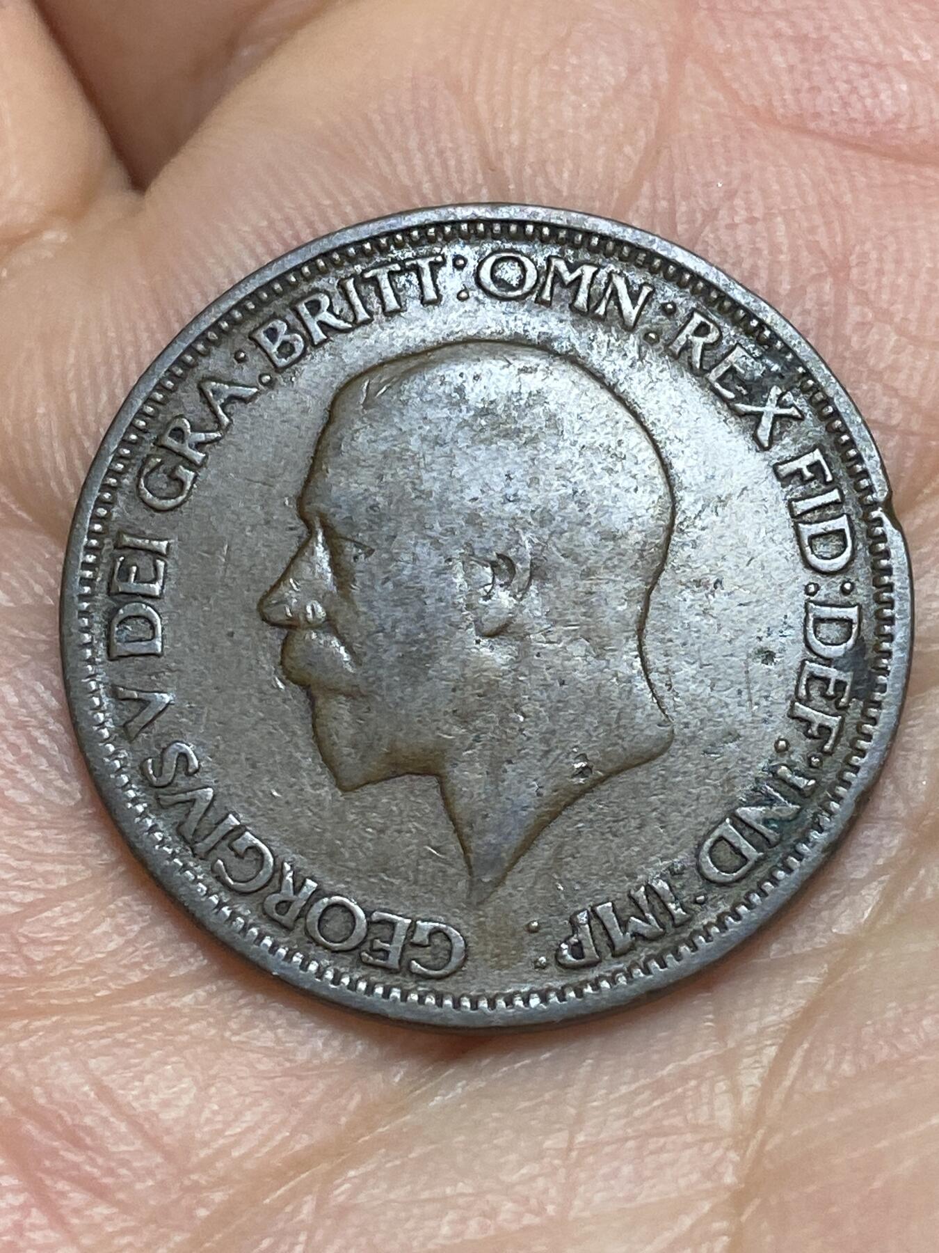 2026年第二十八场(总第一百九十七场）新春初七特拍场(佣金3%最低1元) 英国🇬🇧1928年半便士(乔治五世第三版首发年)