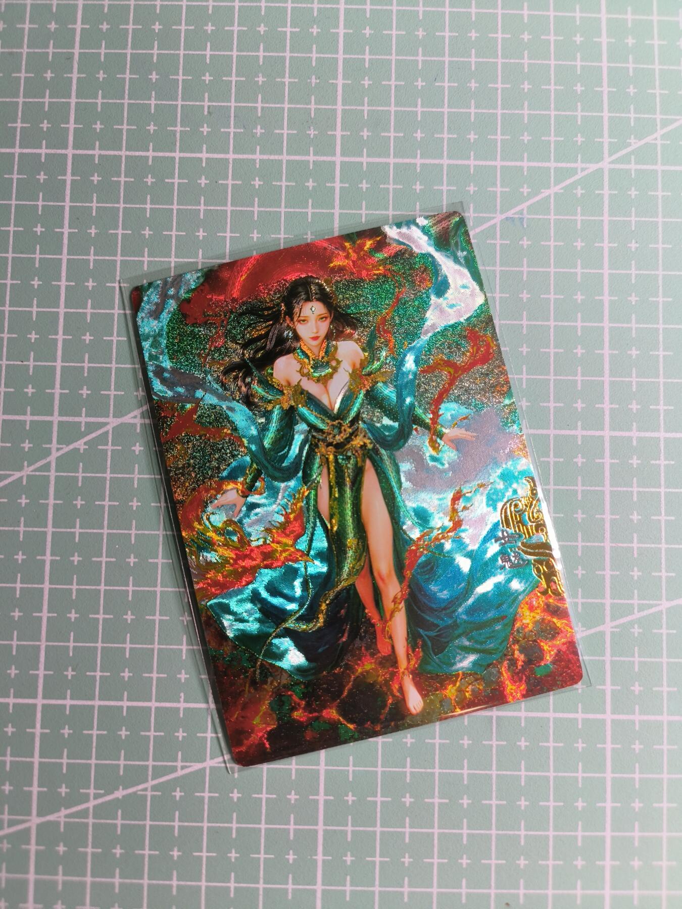 第22期  恭喜发财·万事如意·马年大吉 初五截拍(持续收拍品中…) 【粗闪】奇典卡牌《玄灵谱》女魃