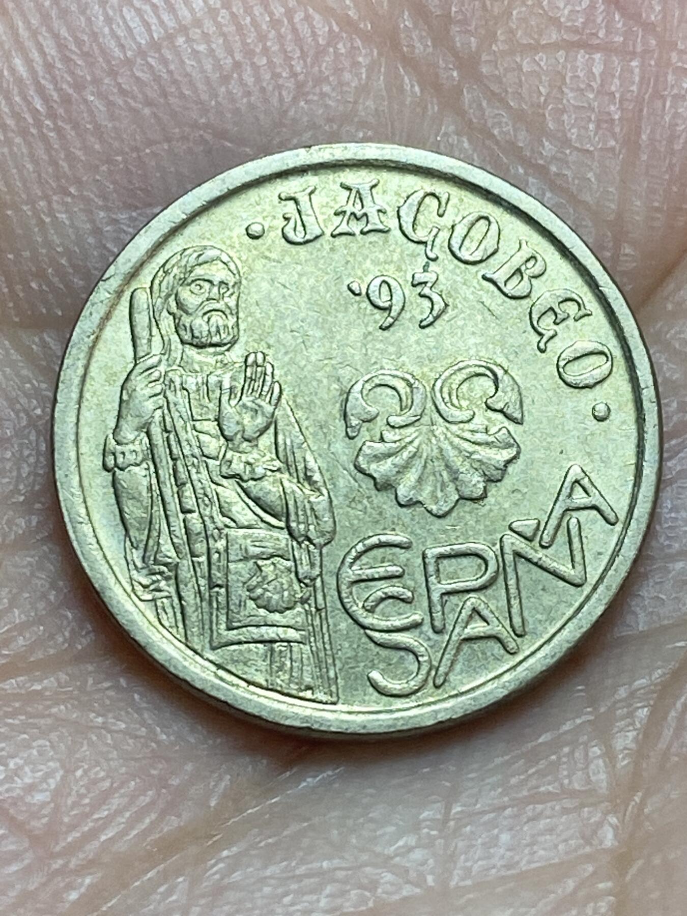 2026年第二十八场(总第一百九十七场）新春初七特拍场(佣金3%最低1元) 西班牙🇪🇸1993年5比塞塔(加利西亚自治区纪念币)