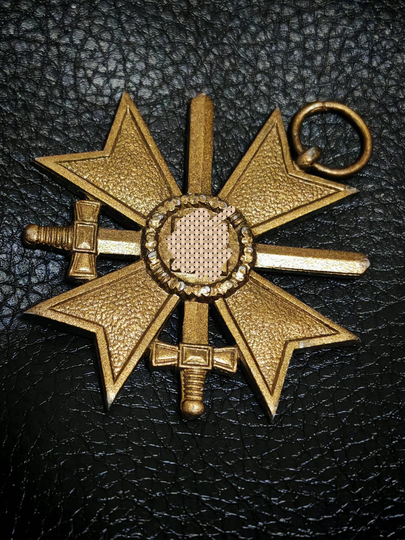 时顺第二十九拍(新年大拍) 二战时期二级双剑战功奖章，kvk2，锌镀铜