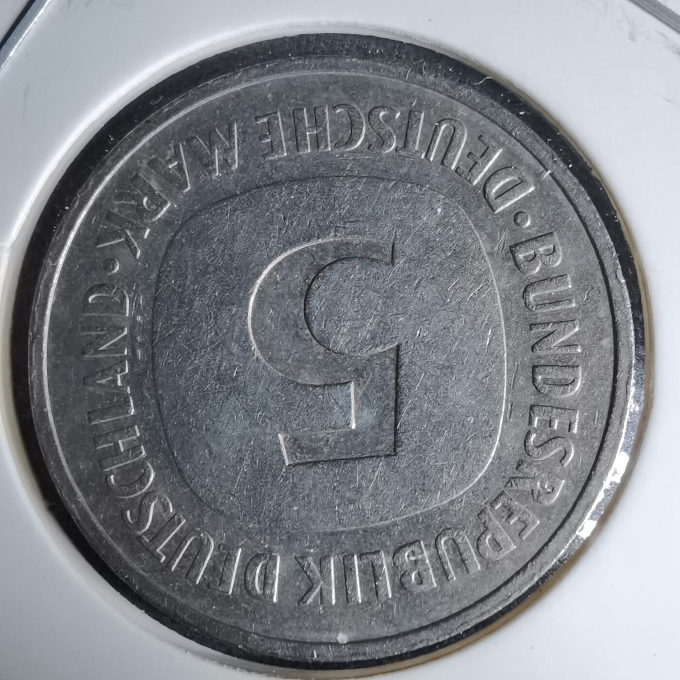 沼泽如烟--第997场 德国1975年5马克