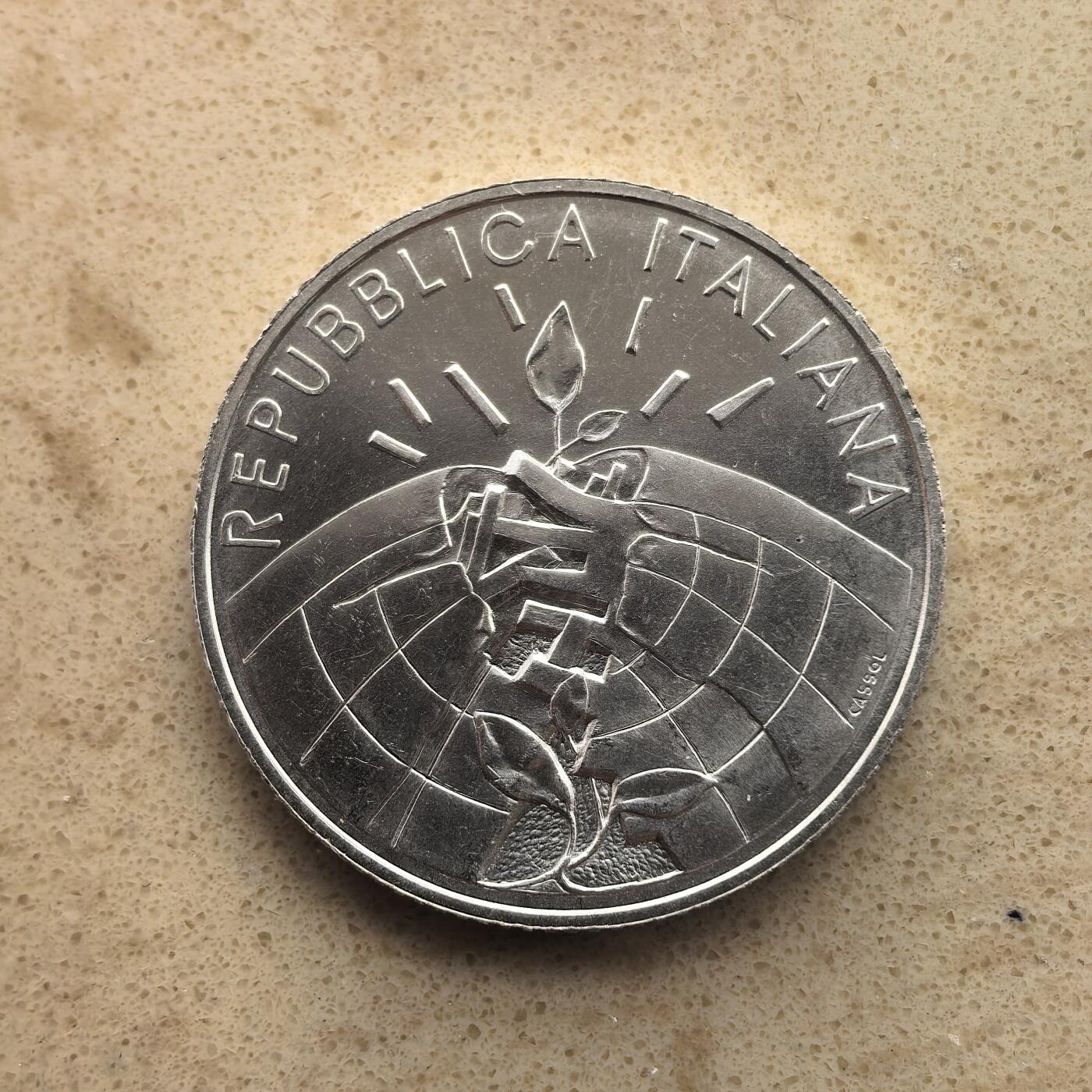 道一币馆币章第一百六十五场 意大利2007年东京议定书5周年5欧元银币   18g 925s