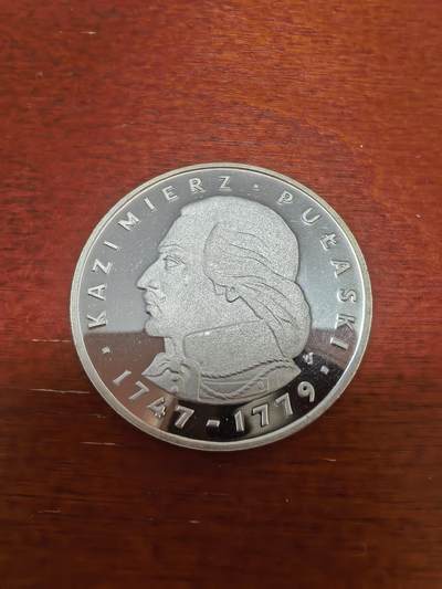 长老汇马年精选第一场拍卖 - 1976波兰卡齐米日·普拉斯基100兹罗提精制银币，16.5克625银