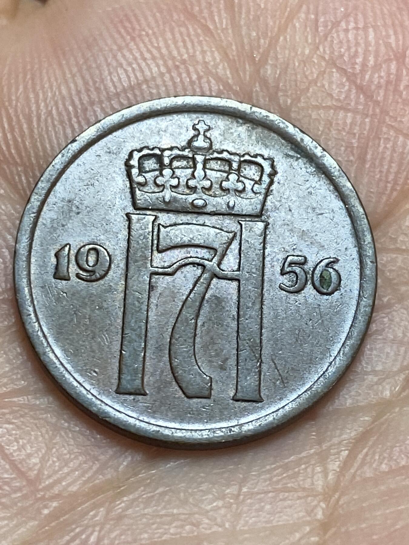 2026年第二十八场(总第一百九十七场）新春初七特拍场(佣金3%最低1元) 挪威🇳🇴1956年2欧尔(哈康七世第五版)